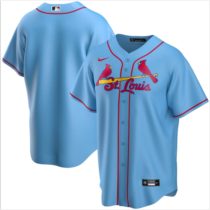 Men's St.Louis Cardinals Blue Base Stitched Jersey Men's St.Louis Cardinals Blue Base Stitched Jersey